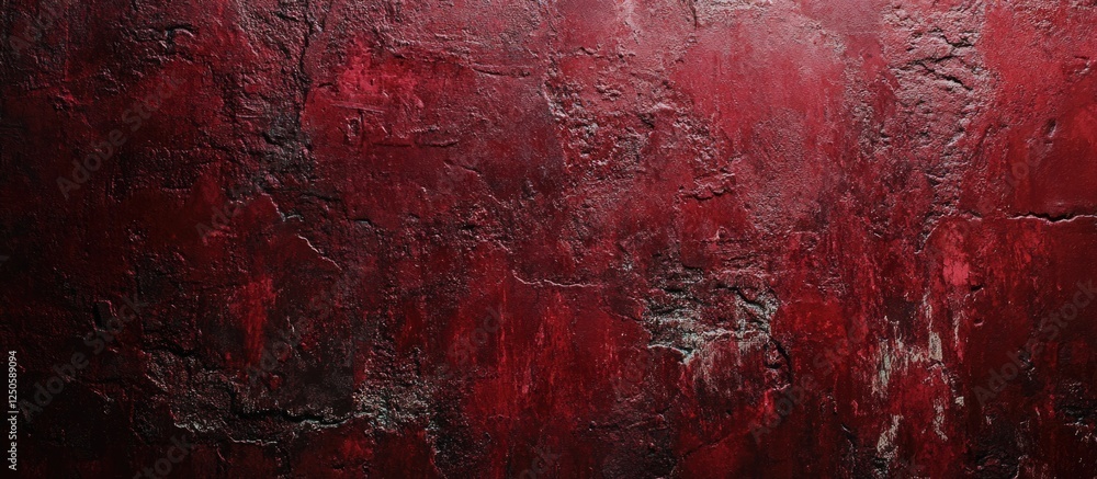 Aufkleber vintage dark red brick wall texture ideal for creating a rustic and warm atmosphere in design projec