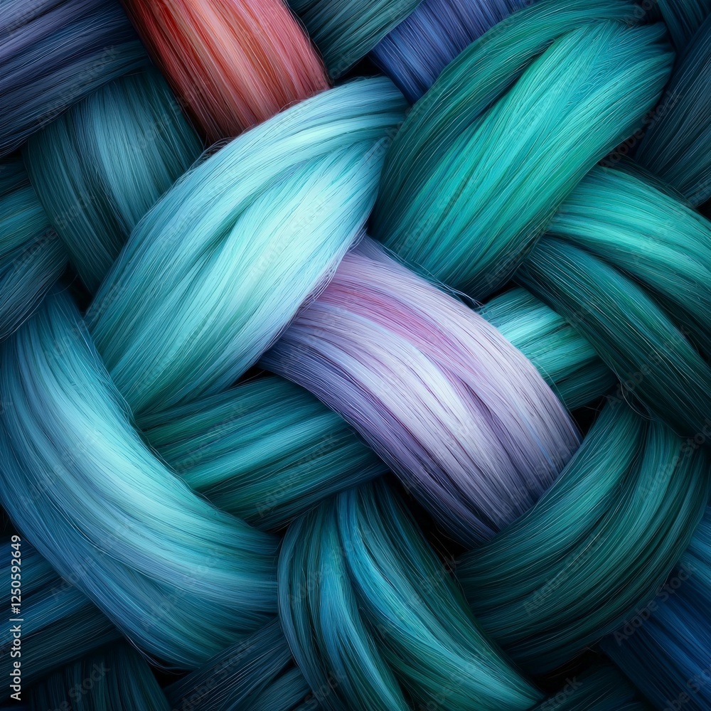 Aufkleber abstract intertwined threads texture background