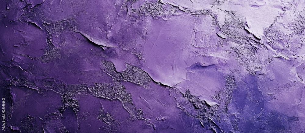 Poster vibrant violet plaster wall texture with abstract patterns showcasing rich color variations and intr