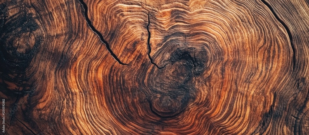 Poster rustic brown wood texture featuring dark timber with intricate grain patterns suitable for backgroun