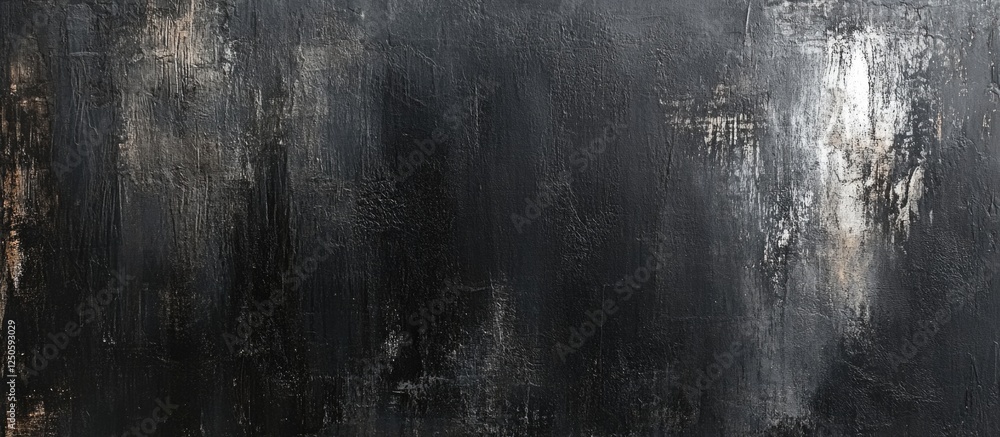 Poster abstract dark texture background with a blend of black and gray tones, ideal for use in modern desig