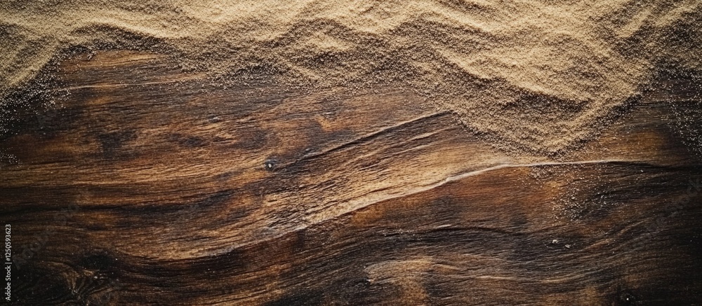 Poster textured old wooden background with natural grain patterns and a sandy surface ideal for various des