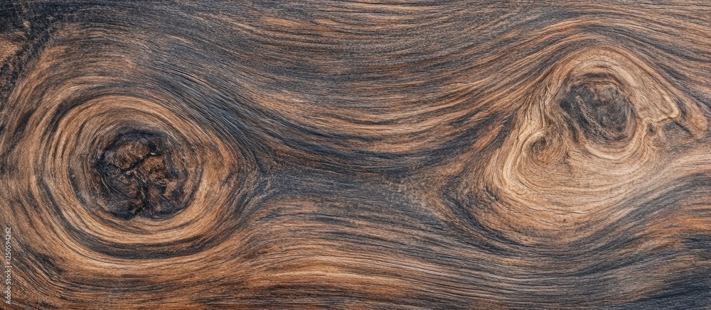 Poster rustic brown wooden texture with unique grain patterns and knots ideal for backgrounds and design pr