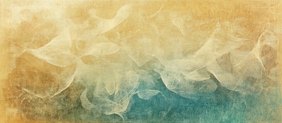 Obraz premium Vintage paper texture with abstract swirls and soft colors for background design or artistic projects. Ideal for retro-themed designs.