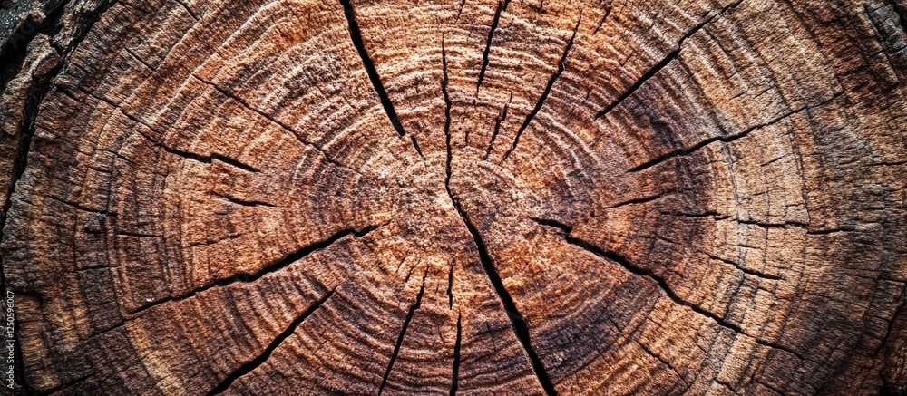 Poster detailed close-up of an aged tree trunk revealing intricate bark texture and natural patterns ideal 