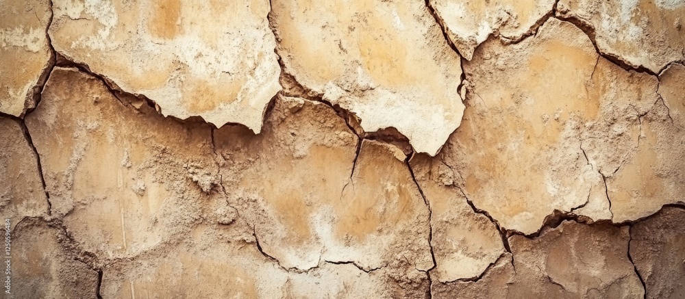 Poster cracked old wall mortar texture for background use showcasing rustic appeal and aged aesthetic in ar