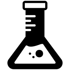 Laboratory glyph icon