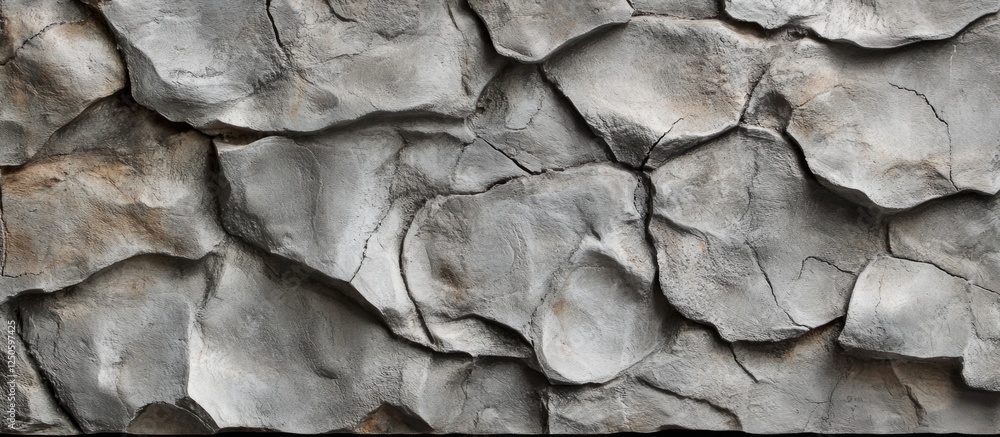 Aufkleber textured gray plaster wall surface with natural stone pattern ideal for architectural backgrounds an