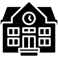 School glyph icon