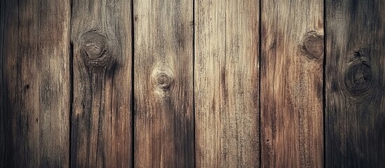 Fototapeta premium Rustic wooden background with vintage appeal showcasing aged texture and natural grain patterns for creative design projects.