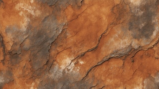 extured orange and brown rock surface with natural patterns
