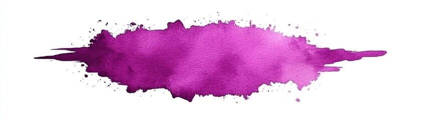 Obraz premium Abstract purple watercolor splash, design element