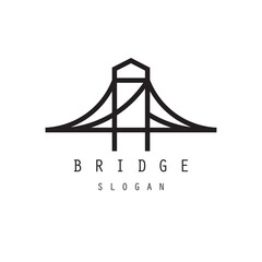 Bridge icon vector set. architecture illustration sign collection. construction symbol or logos inspiration.