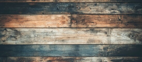 Weathered wooden planks with a vintage color palette showcasing rich textures and rustic charm for backgrounds or design elements.