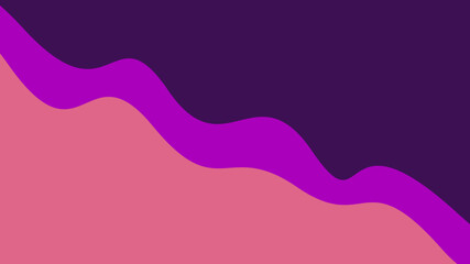 Abstract Wavy Gradient Background in Purple and Pink Vector