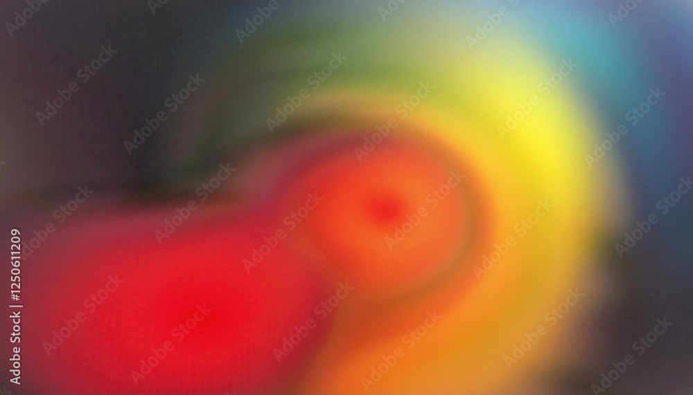 Poster abstract blurred swirl of colorful hues forming a dynamic vortex, suitable for modern design, motion