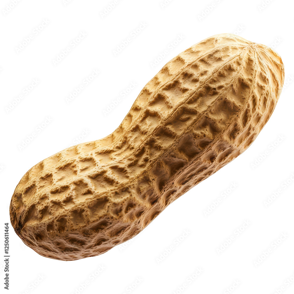 Poster a close up of a peanut shell