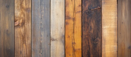 Textured Wood Planks in Various Shades Featuring Weathered, Knotted, and Cracked Surfaces for Rustic and Vintage Aesthetic Decor