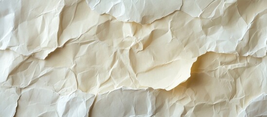 Obraz premium Textured crumpled old paper background with warm tones for vintage and retro design usage