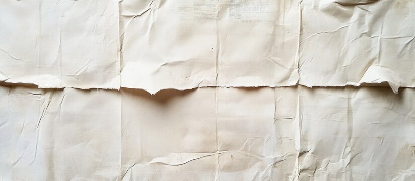 Vintage white grunge paper texture with scratched wallpaper design and faded areas for text placement suitable for background or overlay use.