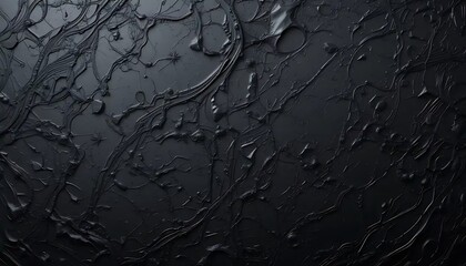 Fototapeta premium Abstract Black Paint Texture Swirls and Lines