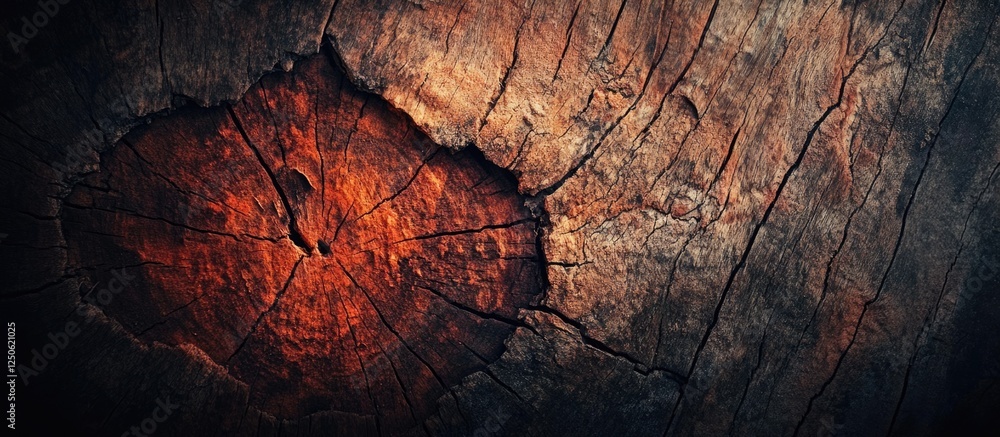 Aufkleber textured surface of aged wood displaying natural patterns and rich hues ideal for backgrounds or rus