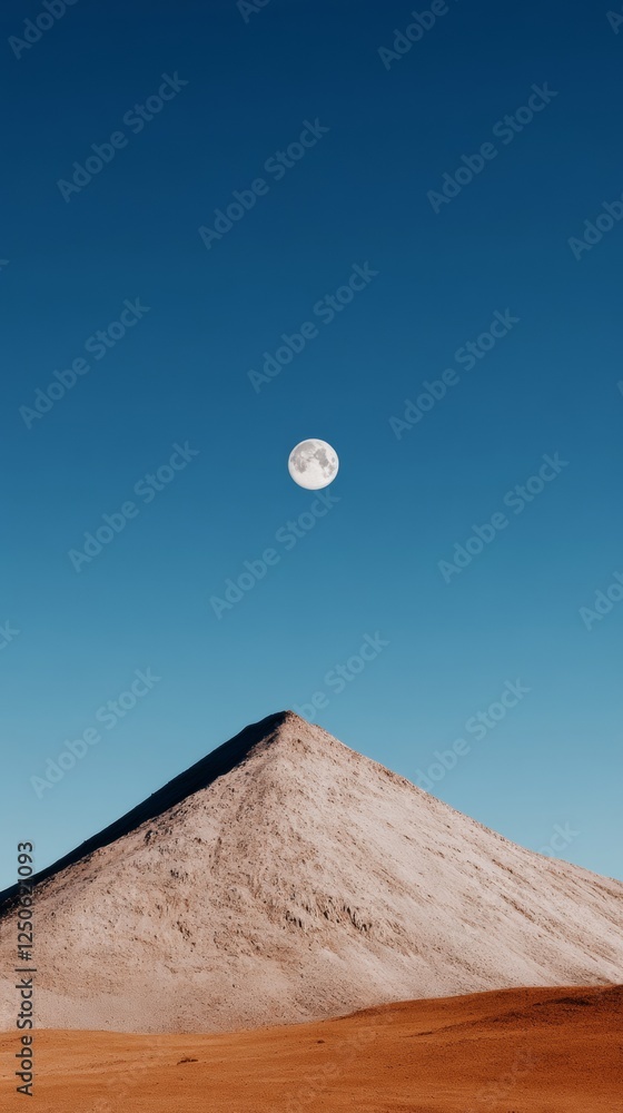 Aufkleber Mars Terrain Landscape Modern Space Aesthetics for Commercial Visualization - Textured Rock Formations and Atmospheric Conditions in Planetary Exploration Content