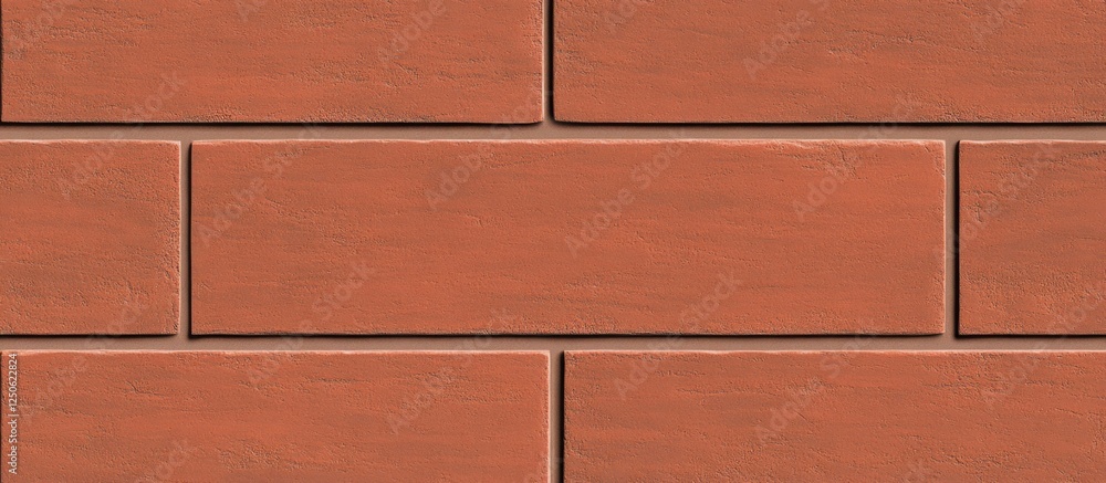 Poster red brick wall seamless texture pattern ideal for backgrounds and design projects featuring continuo