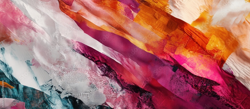 Poster vibrant abstract background with colorful textures and fluid patterns for creative design applicatio
