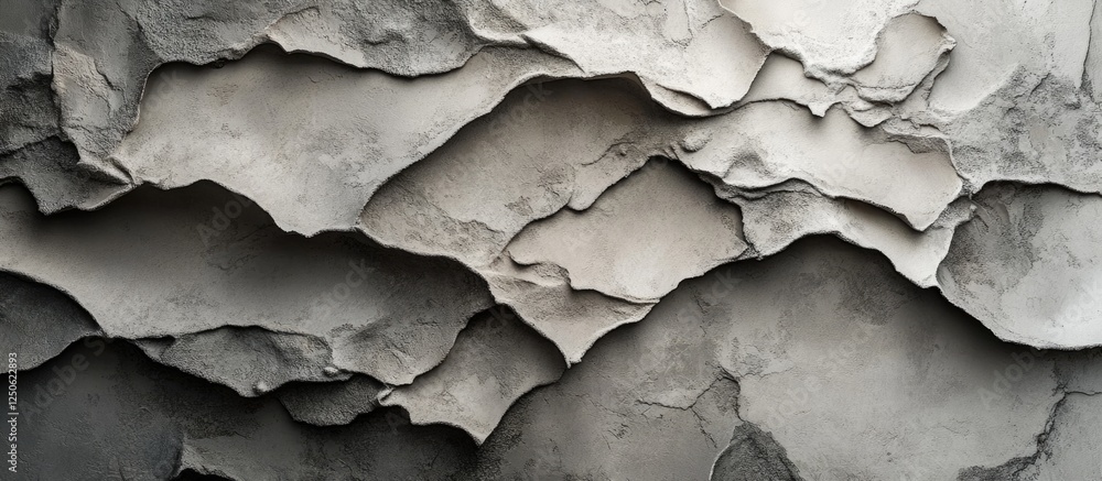 Poster elegant textured stone plaster background showcasing layered patterns in neutral shades ideal for de
