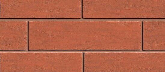 Red brick wall seamless texture pattern ideal for backgrounds and design projects featuring continuous replication.