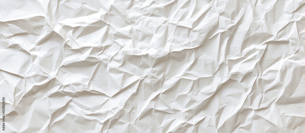 Aufkleber crumpled white paper texture background for creative designs and artistic applications in various pr