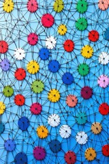 Fototapeta premium Network diagram representing data clustering, artificial intelligence, and information flow in digital systems