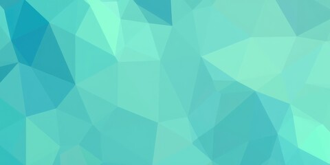 Fototapeta premium Green background, Geometric Low Poly Gradient Texture in Green and Blue Shades