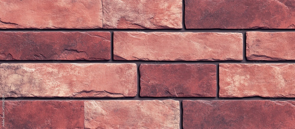 Poster red brick wall seamless texture pattern perfect for backgrounds and design projects requiring contin