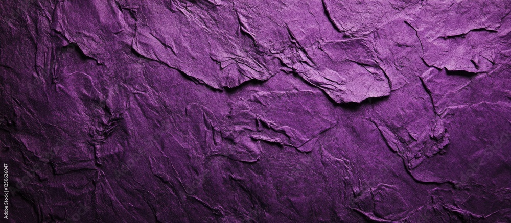 Poster deep purple recycled paper texture with coarse grain and vignette effect for artistic and design bac