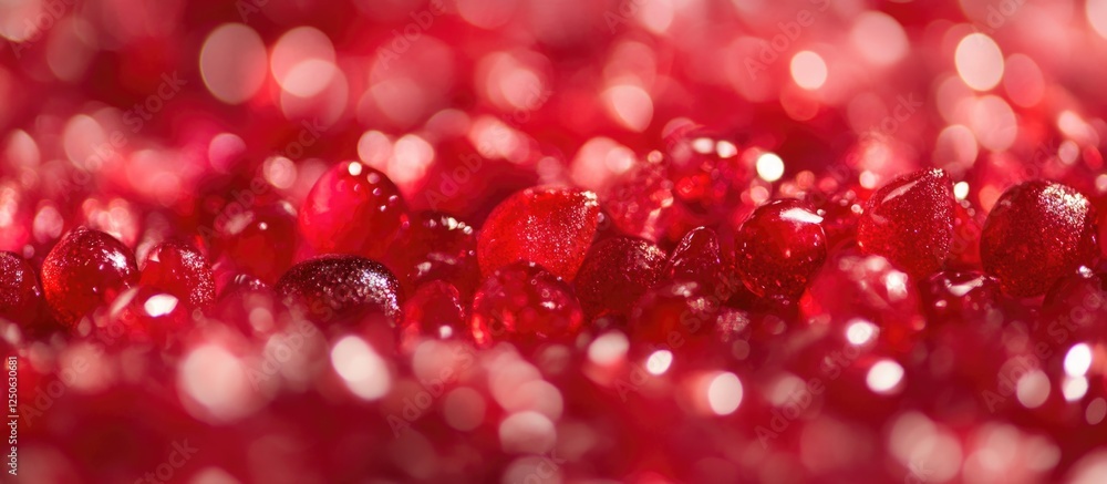 Poster red sparkling bokeh lights creating an abstract background with vibrant hues and shimmering effects 