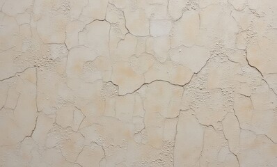 Textured beige wall with cracks