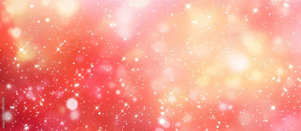 Poster vibrant red glittery abstract background with sparkling effect for festive and creative design proje