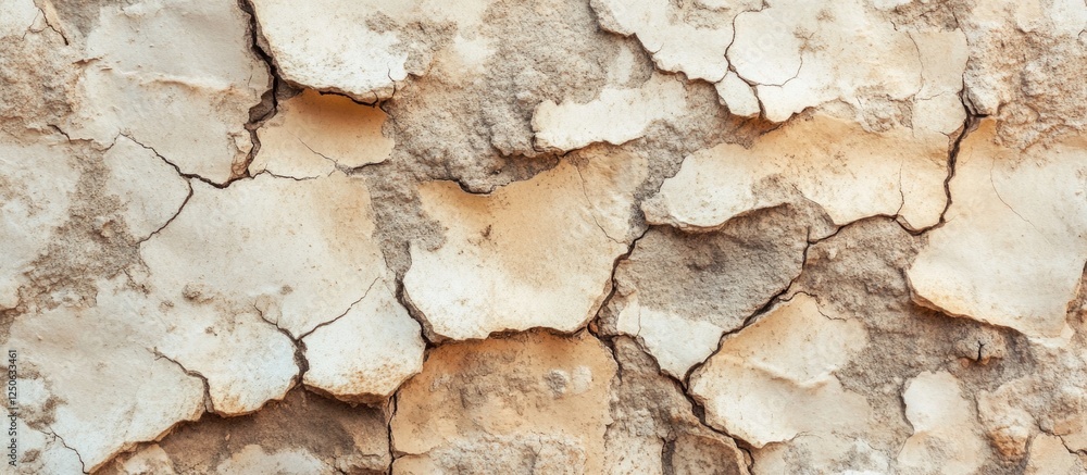 Poster cracked natural rock background texture showcasing unique shapes and earthy tones ideal for design a
