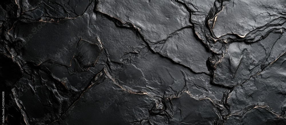 Aufkleber Elegant seamless black textured background for sophisticated surface showcasing ample space for customizable text or design elements.