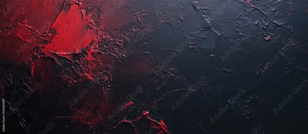 Poster red abstract texture with dark background and space for custom text use in creative designs and artw