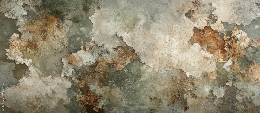 Aufkleber Textured rock abstract surface with earthy tones and organic patterns ideal for backgrounds and design projects.