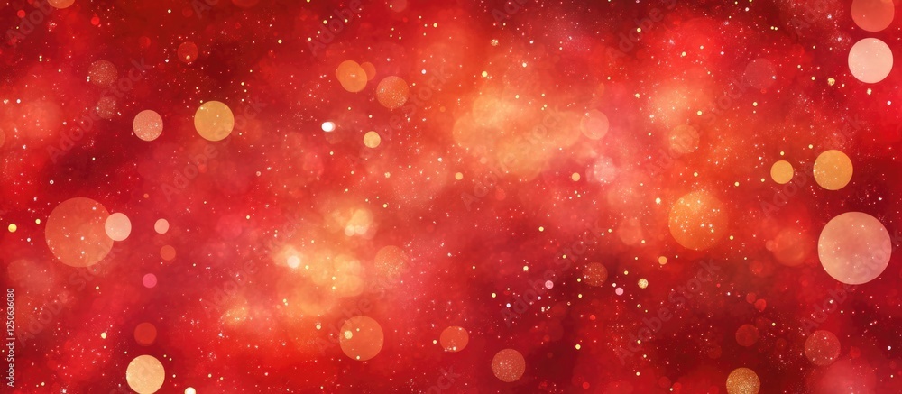 Poster red bokeh sparkle texture background for festive and holiday design themes with vibrant glitter and 