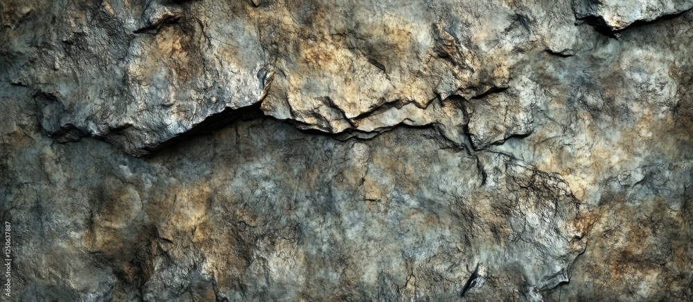 Aufkleber textured stone wall background with rocky surface patterns ideal for design and architectural projects