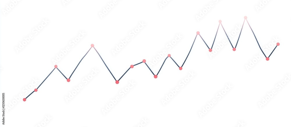 Poster Abstract scientific graph with statistical lines and data trends featuring a blank area for customizable text or annotations.
