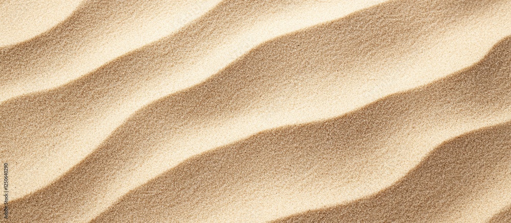 Aufkleber sandy soil texture with wavy patterns showcasing natural surface undulations and fine grains in a wa