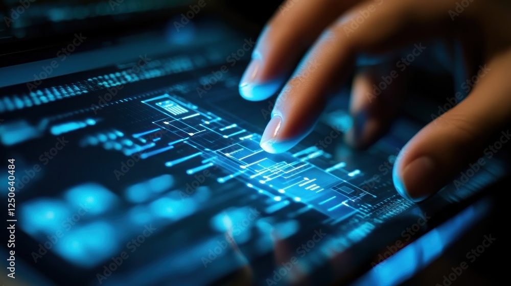 Poster navigating digital frontiers: a touch-enabled interface experience