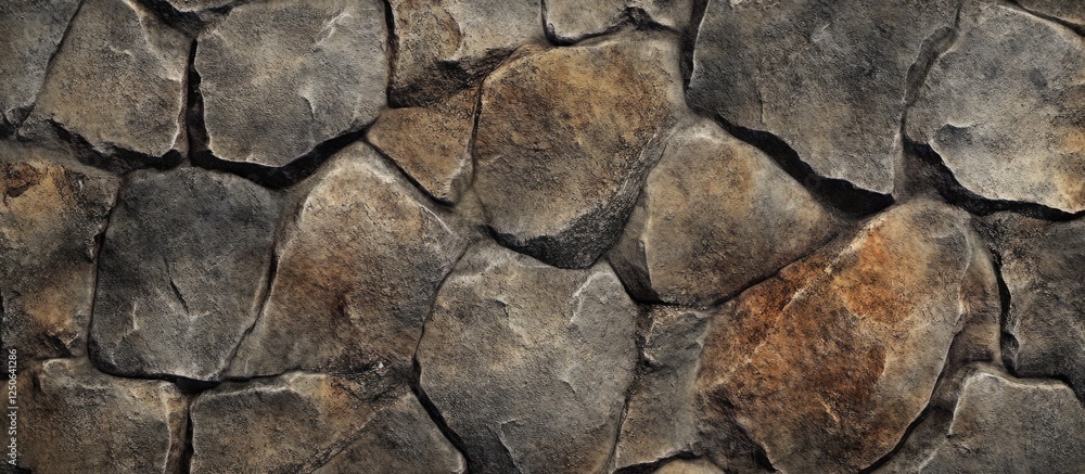 Aufkleber Grunge rock stone texture background for design and architectural applications in various media and creative projects