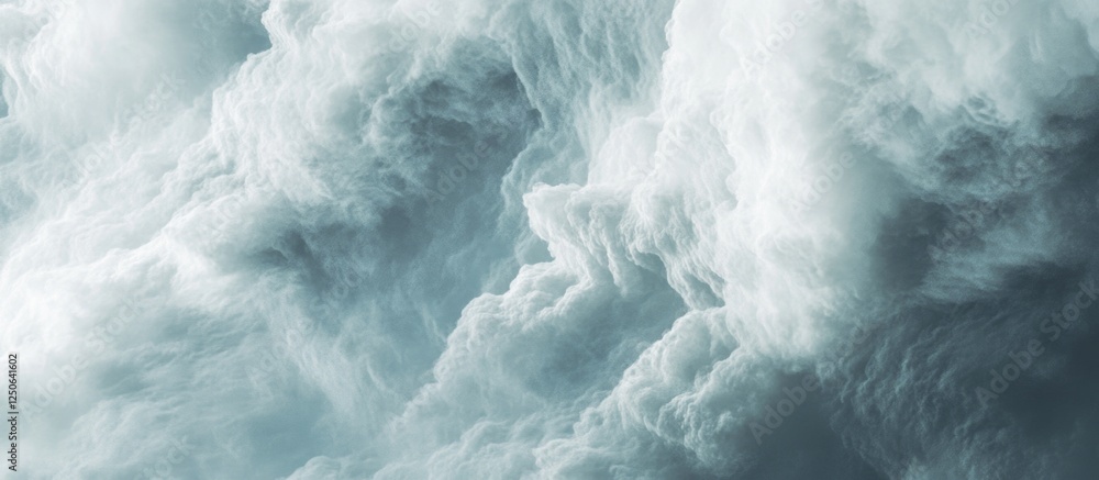 Aufkleber Dynamic Rolling Clouds Texture for Background Use in Design Projects